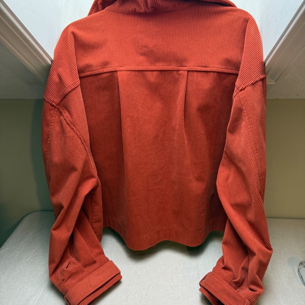 Avec Les Filles Oversized Corduroy Button Down Top Jacket XL - Picture 10 of 10